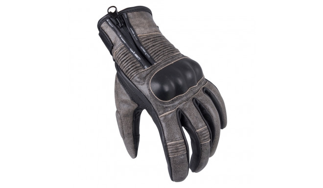 Men's Moto Gloves W-TEC Davili - Black-Brown 3XL+
