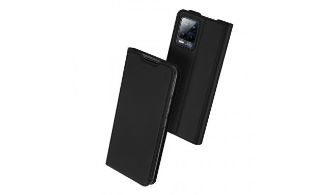 Kaitseümbris kaanega Skin Pro, Realme 8 / 8 Pro, must, Dux Ducis