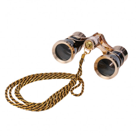 Byomic binoculars Theatre 3x25, gold/black