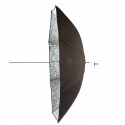 Godox 150cm Flitsparaplu Zwart/Zilver