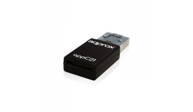 Mikro-SD-USB ja Mikro-USB Adapter approx! APPC21 USB 2.0 SD (32 GB) 480 Mbps Must