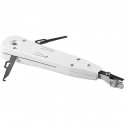 Insertion tool for CAT 5 and CAT 6 cables; LSA
