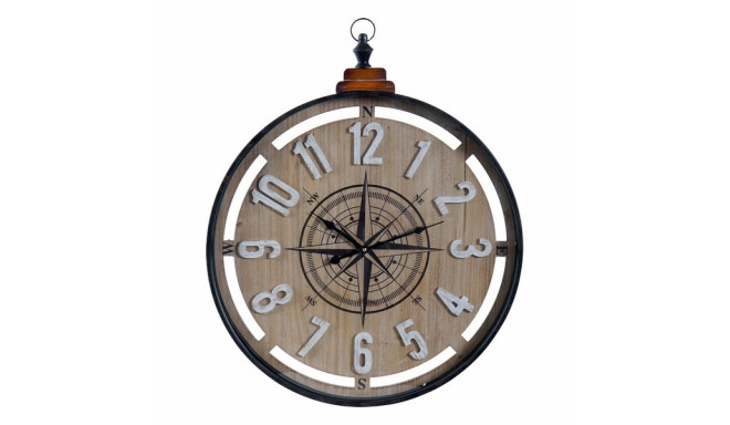 Настенное часы DKD Home Decor Компас Металл Деревянный MDF (60 x 6 x 73 cm)