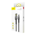 Baseus cable Cafule USB - Lightning 1,0 m 2,4A gray-black double side