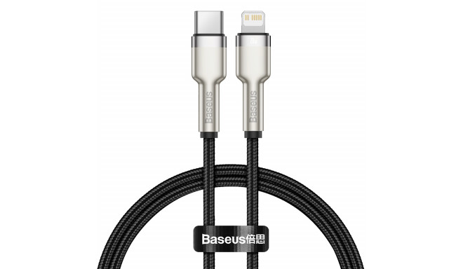Baseus cable Cafule Metal PD USB-C - Lightning 0,25 m black 20W