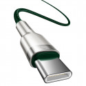 Baseus cable Cafule Metal USB-C - USB-C 100W 2,0 m green