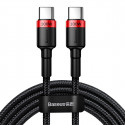 Baseus cable Cafule PD USB-C - USB-C 2,0 m 100W 5A red-black