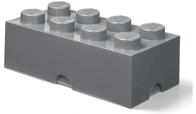 LEGO toybox Storage Brick 8, grey