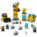 LEGO DUPLO construction site with wrecking ball - 10932