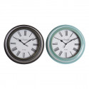 Настенное часы DKD Home Decor PVC Стеклянный (2 pcs)
