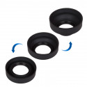 Caruba lens hood Rubber 3in1 67mm