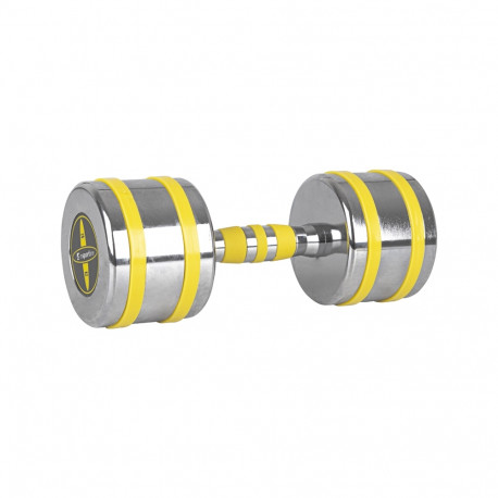 Hantel kroomist inSPORTline Yellsteel 12 kg
