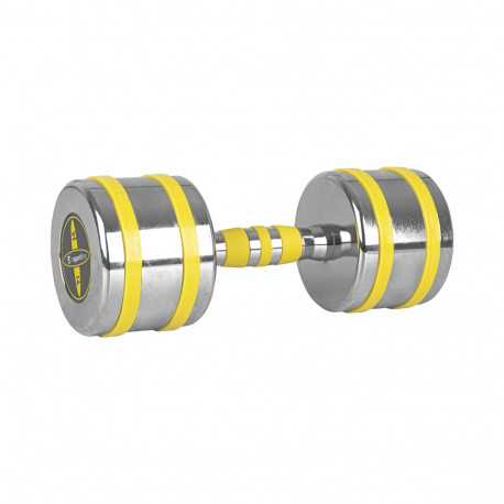 Hantel kroomist inSPORTline Yellsteel 14 kg