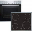 Bosch cooker set HND210CS61 A silver / black - SET: HEA510BS2 NKE645GA1E