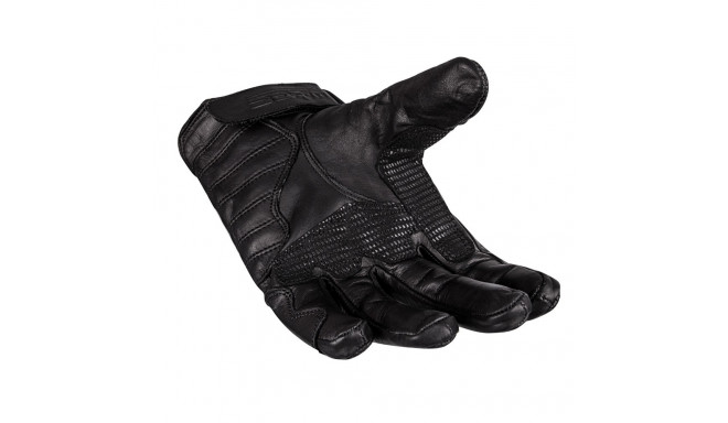 Leather Motorcycle Gloves W-TEC Brillanta - Black L