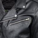Leather Motorcycle Jacket W-TEC Perfectis Black 6XL