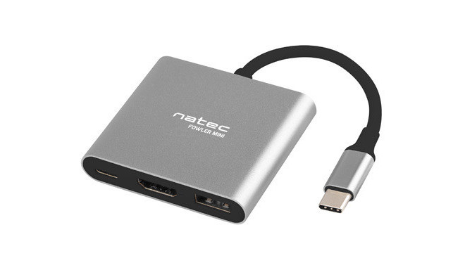 Natec USB хаб Fowler Mini USB-C