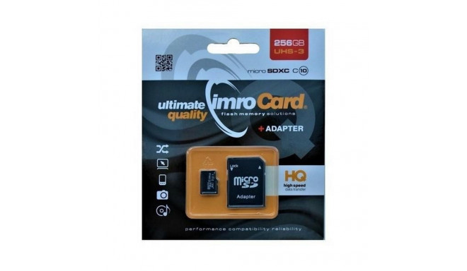 Imro memory card 256GB microSDXC kl. 10 UHS-3 + adapter