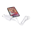 Maxlife USB-laadija MXTC-01 USB Fast Charge 2.1A + Lightning kaabel, valge