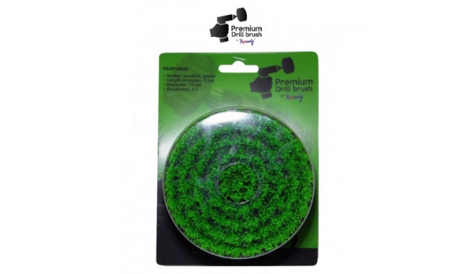Premium urbju birste profesionālai tīrīšanai - vidēja, zaļa, 10 cm