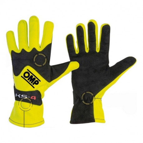 Men's Driving Gloves OMP MY2018 Black (M)