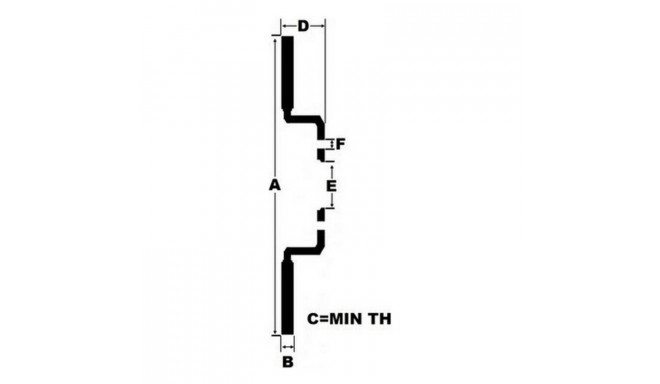 Тормозные диски Black Diamond KBD1362COM вентилируемые Фронтальный 12 Лучи