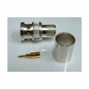 BNC male plug crimp-solder RG213/214/RT50/CFD400