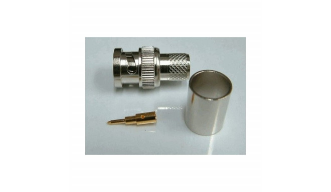 BNC male plug crimp-solder RG213/214/RT50/CFD400