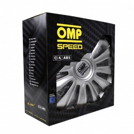 Ilukilbid OMP Magnum Speed Hõbedane 13" (4 uds)