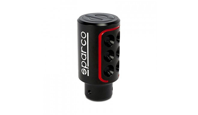 Käigukangi nupp Sparco SPC RACING Must/Punane