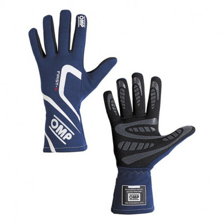 Men's Driving Gloves OMP First-S Blue