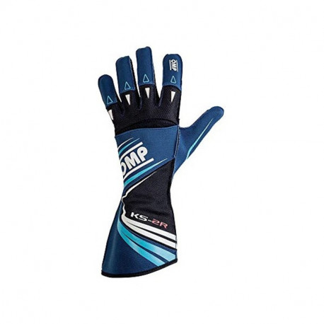 Children's Driving Gloves OMP KS-2R Sinine