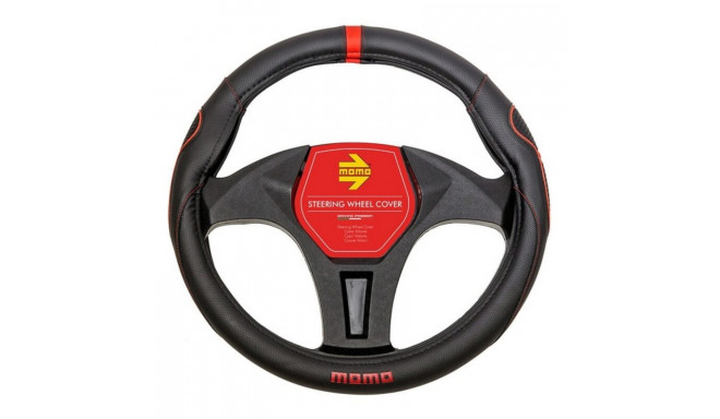 Steering Wheel Cover MOMO SWC014BR Black Polyurethane Universal