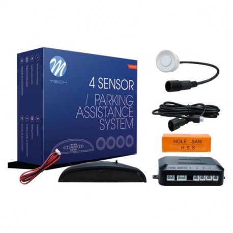 Autostāvvietas sensors M-Tech Savienotāji Balts (4 x 21,5 mm)