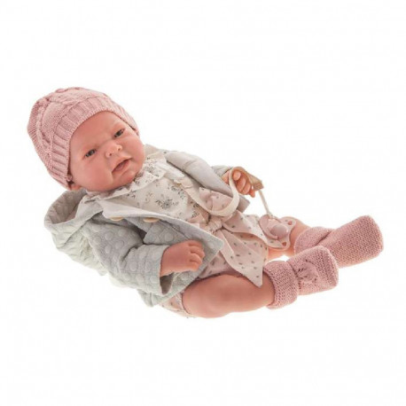 Atdzimušas lelles Lea Antonio Juan Ponijs Zaļš (40 cm)