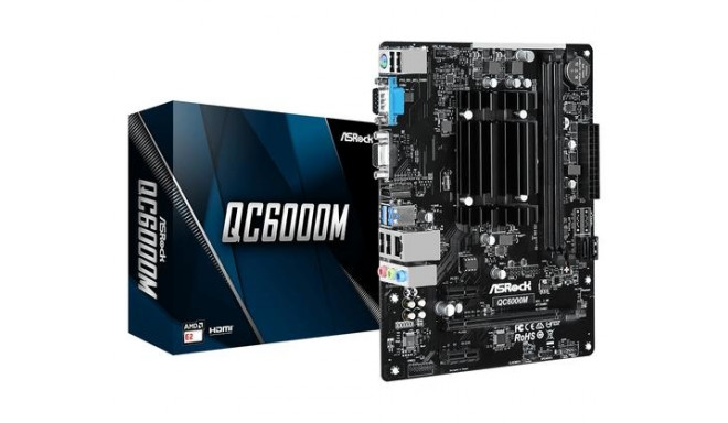 Asrock emaplaat QC6000M Socket FT3 micro ATX