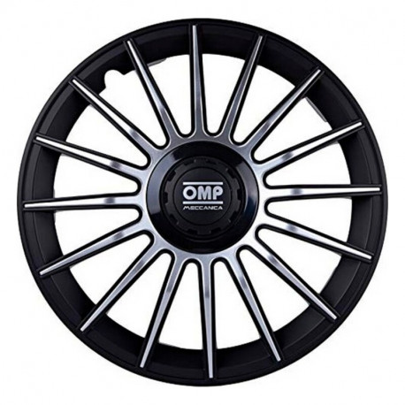 Ilukilbid OMP OMP1310 Must Hõbedane 13" (4 uds)