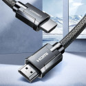 Ugreen HDMI 2.1 cable 8K 60 Hz / 4K 120 Hz 3D 48 Gbps HDR VRR QMS ALLM eARC QFT 2 m gray (HD135 7032