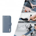 Dux Ducis Hivo Genuine Leather Bookcase type case for iPhone 12 Pro Max blue
