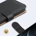Dux Ducis Hivo Genuine Leather Bookcase type case for iPhone 12 Pro Max blue