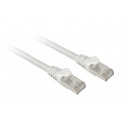 Sharkoon patch network cable SFTP, RJ-45, with Cat.7a raw cable (white, 50cm)