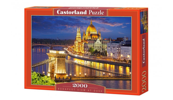 Puzzle 2000 pcs Budapest dusk view