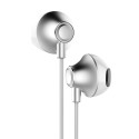 Baseus Encok H06 Lateral Earphones Earbuds Headphones with Remote Control silver (NGH06-0S)