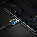 Baseus Yiven USB / Lightning Cable with Material Braid 1,8M black (CALYW-A01)