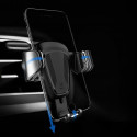 Baseus Gravity Car Mount Phone Bracket Air Vent Holder for 4-6" Devices black (SUYL-01)