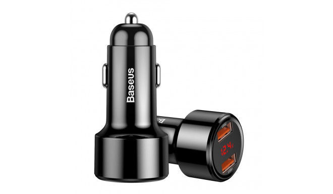 Baseus Magic Series Dual QC - Quick Charge 3.0 2x USB 45W 6A nabíječka do auta černá (CCMLC20A-01)