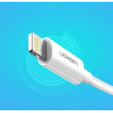 Ugreen kaabel USB - Lightning MFI 2,4A 1m, valge (20728)