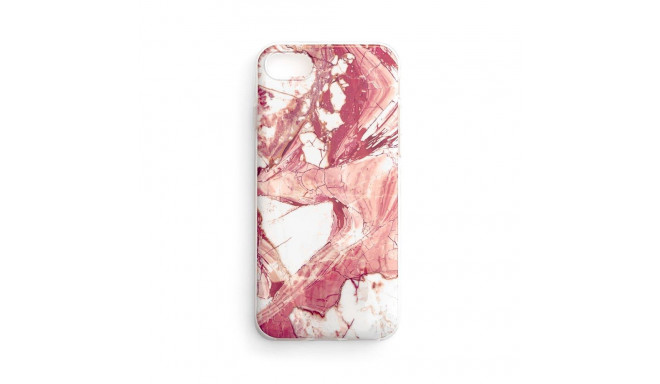 Wozinsky Marble TPU case cover for iPhone 12 Pro Max pink