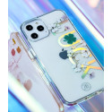 Kingxbar Lucky Series case decorated with original Swarovski crystals iPhone 12 mini transparent (Lu