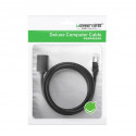 Ugreen extension cable Ethernet RJ45 Cat 6 FTP 1000 Mbps internet cable 2 m black (NW112 11281)